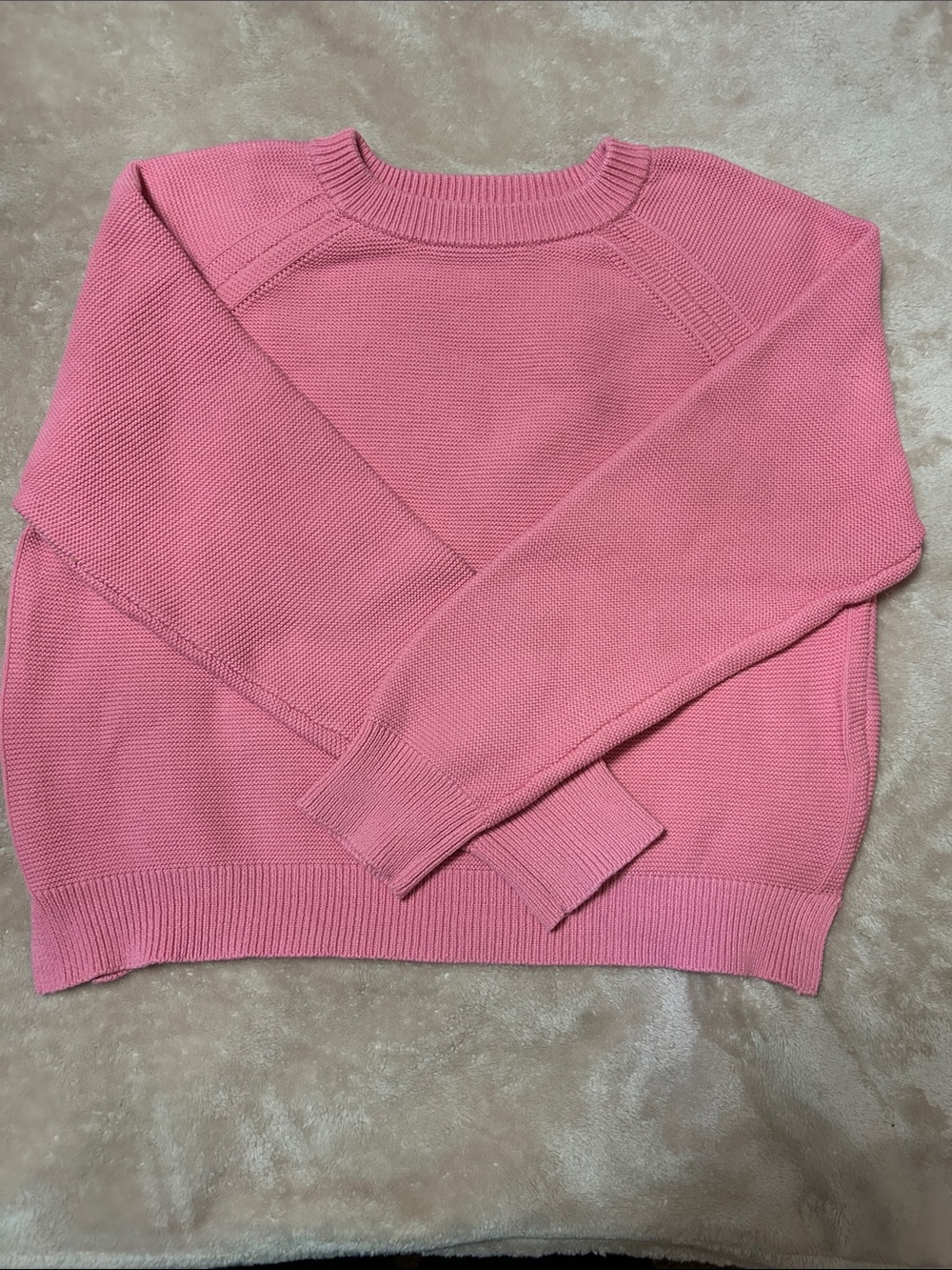 French Connection Rose Pink Crewneck Sweater
